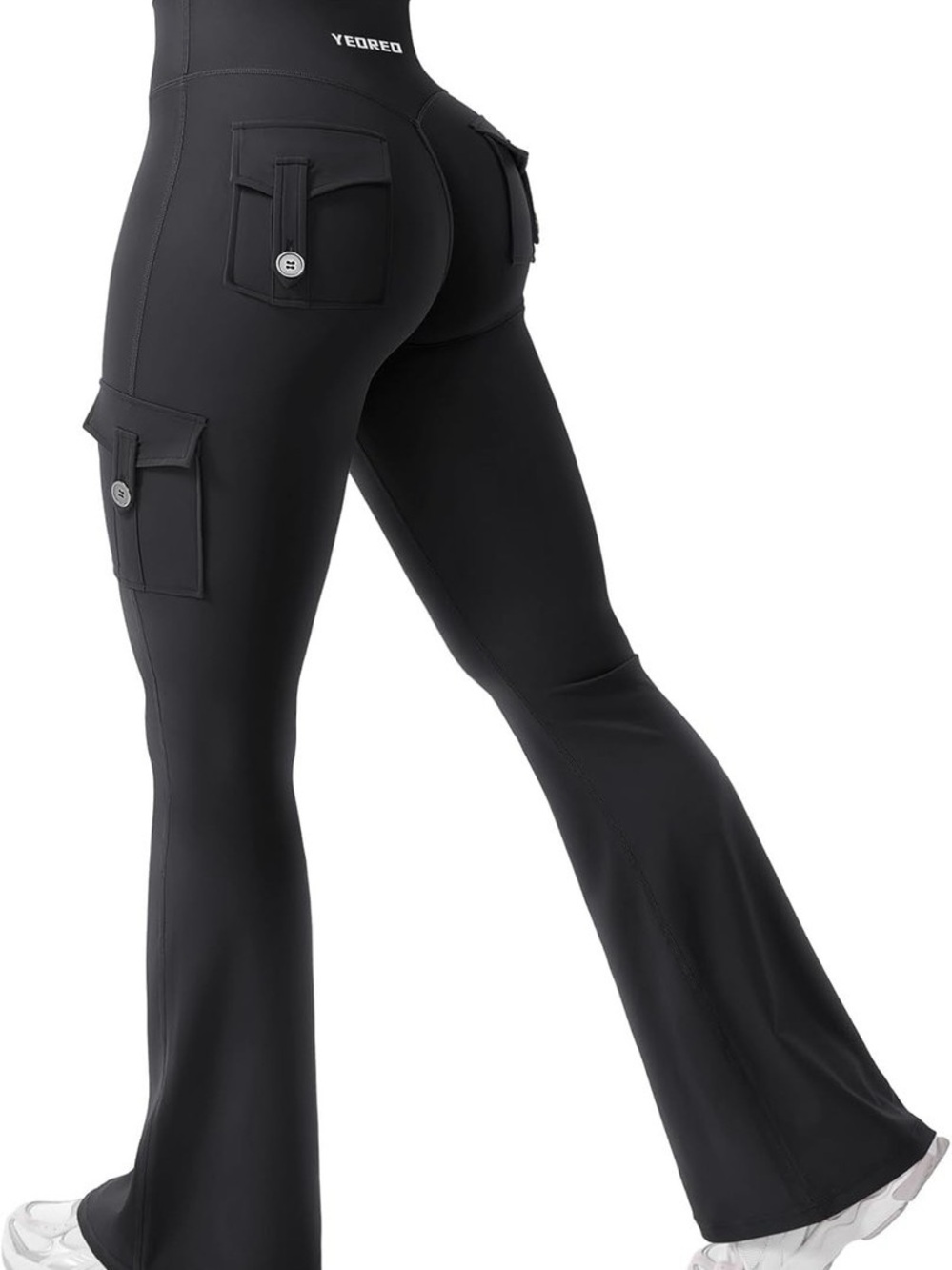 🖤 YEOREO CoreFlex Flare Leggings — Women’s 2X 🖤